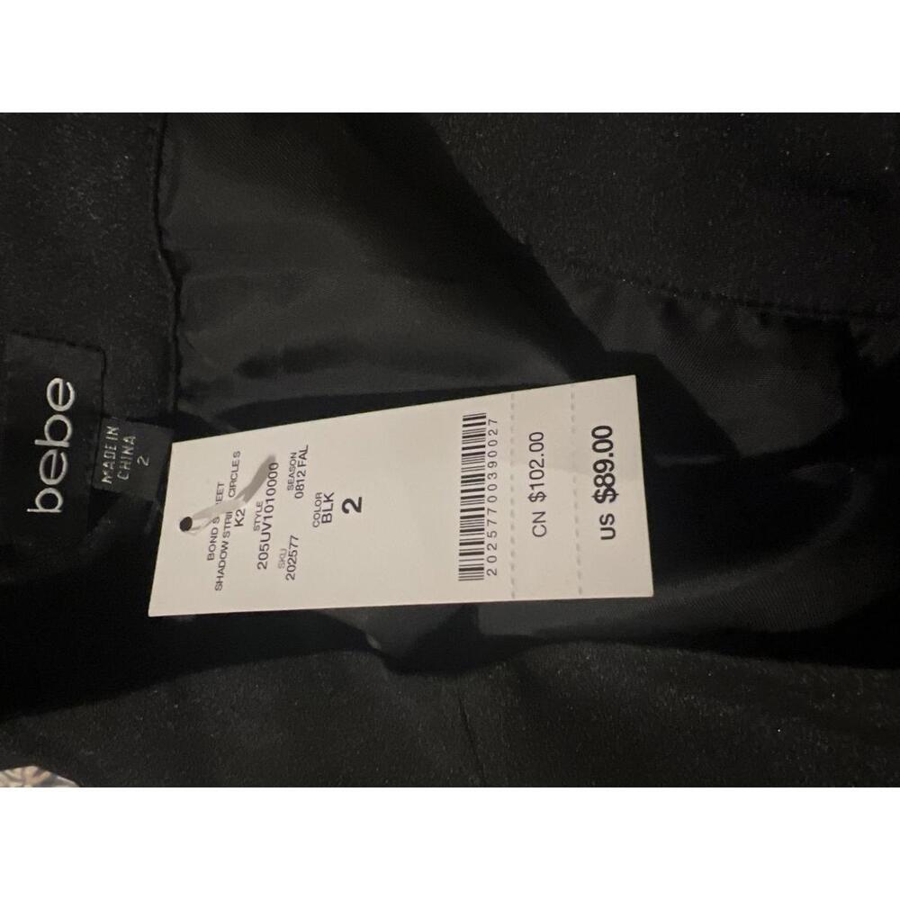 Bebe black skirt size 2 - Picture 8 of 8